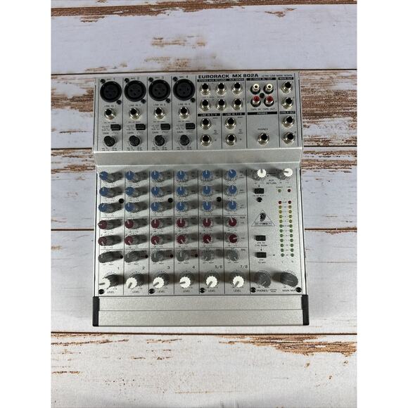 Behringer Eurorack MX802A 8-Channel Mixer No Power Supply - Inner Ear Studios - Picture 1 of 5